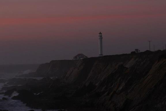 Lighthouse in the evening